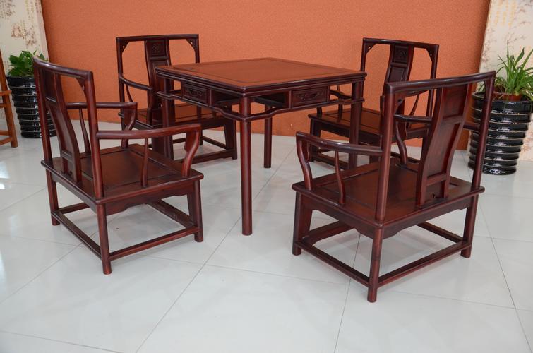 供应横店红木家具 非洲花梨小方桌